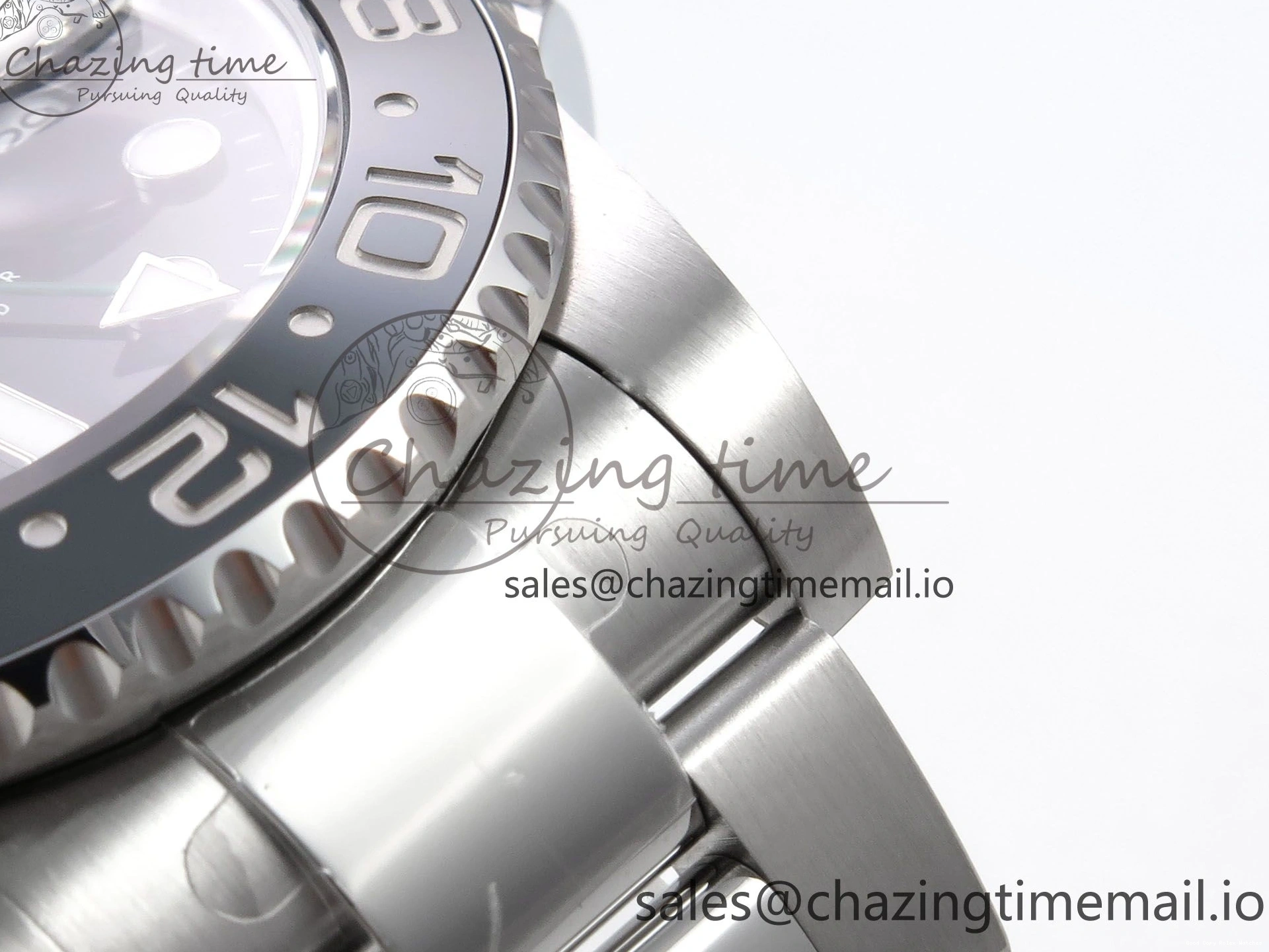 Good Copy Rolex Watches GMT-Master Bracelet Best Practical SH3285 CHS II Oyster GRNR 1019 EF on 904L 1:1 Edition 126710 1223